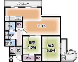 クレリエール門真の物件間取画像